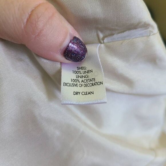 LOFT Linen Belted Blazer  - Picture 10 of 10